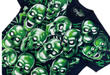  Liquid Blue Skull Pile Green Tee Black 2017 