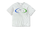  Vintage 90s Nike Air Graphic Double Sided Grey Tee 