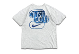  Vintage 90s Nike Big Swoosh Just Do It Tee Grey 