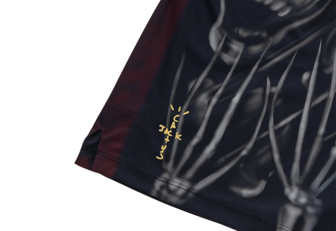  Travis Scott x Nike x FC Barcelona Skeleton Home Shorts 