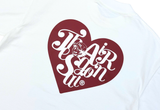  The Air Saigon® Heart Logo V2 Love White Tee 