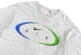  Vintage 90s Nike Air Graphic Double Sided Grey Tee 