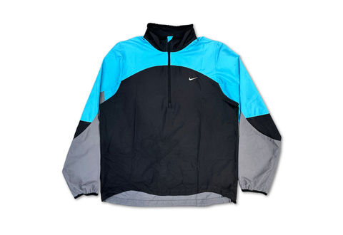  Nike Zip Up Long Sleeve Nylon Shirt 