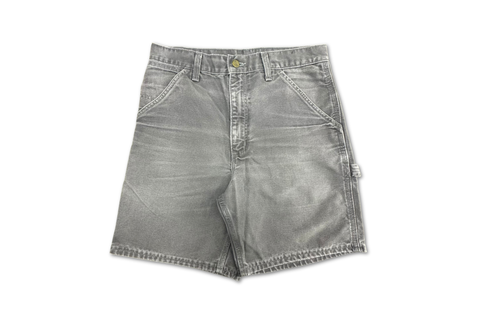  Vintage 90s Carhartt Carpenter Cotton Gray Duck Canvas Shorts 