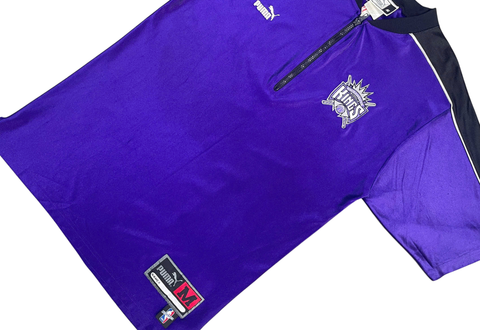  Vintage 90s Puma Sacramento Kings NBA Warm Up Shirt 