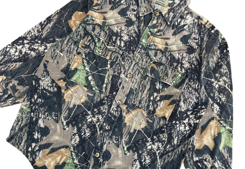  Vintage American Outfitter Garments Camo Realtree Outdoor Shirt 