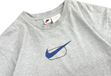  Vintage 90s Nike Big Swoosh Just Do It Tee Grey 