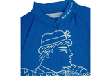  Aimé Leon Dore Fascianos Half Zip Cycling Jersey Amparo Blue 
