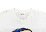  Vintage 90s Nike Center Orbit Logo Tee White 