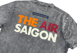  The Air Saigon® Customize Big Logo Washed Pocket Tee Grey 