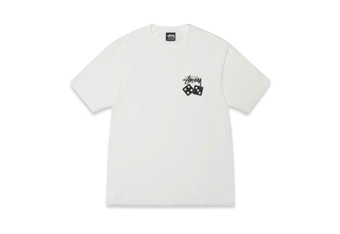  Stussy Dice Pigment Dyed Natural Tee 