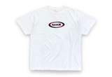  Vintage 00s Nike Oval Spell Out Graphic Tee White 