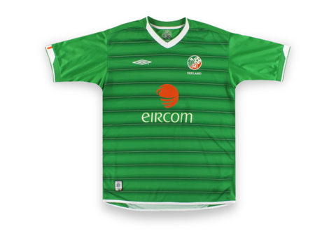  2003/04 Vintage Umbro Ireland Home Football Jersey 