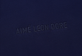  Aimé Leon Dore Tonal Logo Crewneck Evening Blue 