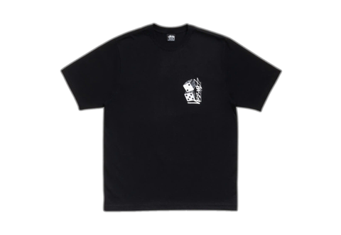  Stussy Black Tall Dice Tee 
