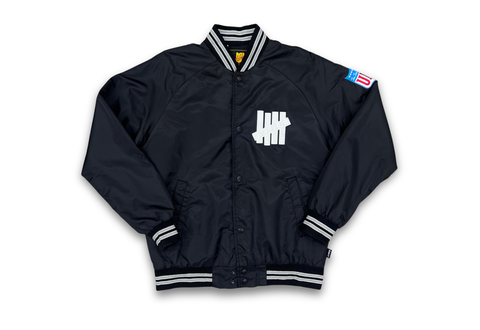  Undefeated Stadium Jumper Varsity Jacket Black 