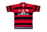  Vintage 90s Umbro Flamengo 100YEARS Brasil LUBRAX Pertrobras Soccer Jersey 