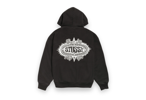  Stussy Mantra Zip Hoodie Black 