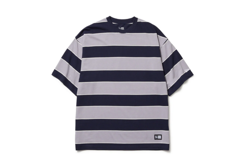  New Era Multi Border Navy Oversized S/s Tee 