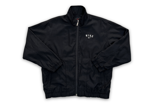  Vintage 90s Nike Windbreaker Black Jacket 