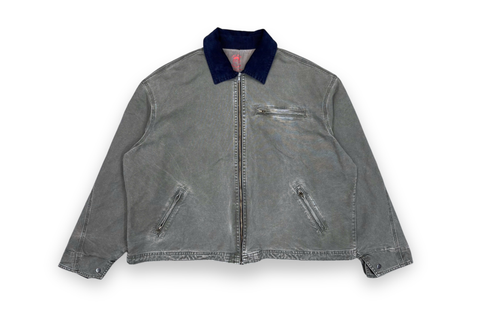  The Air Saigon® Merchandise - VICTORY Crest Detroit Jacket / Grey 