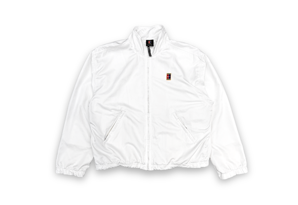  Vintage 90s Nike Challenge Court White Jacket (W) 