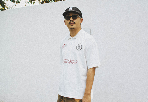  The Air Saigon® Merchandise – ATELIAIR Dept. “To The World” White Polo 
