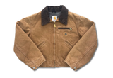  Vintage Carhartt YYJ97 Detroit Blanket Lined Brown Jacket 