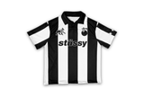  Stussy Football Polo Shirt Black/White 