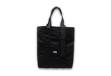  Y-3 Black Shoulder Tote Bag 