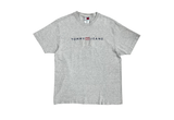  Vintage Tommy Jeans Short Sleeve Graphic Tee Grey 