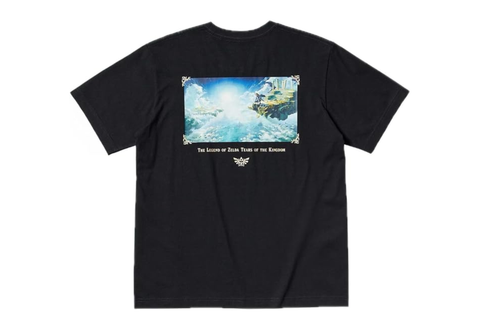  Uniqlo UT Legend Of Zelda Tears Of The Kingdom Graphic Tee Black 