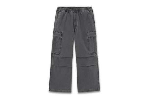  GU Japan Cargo Pants Black Denim 