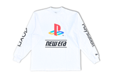  New Era x Sony PlayStation Long-Sleeve White Tee 