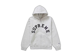  Supreme Champion Zip Up Hooded Sweatshirt Ash Grey 