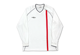  Vintage 90s Umbro England Template Football Soccer L/S Jersey 