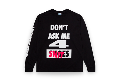  Undefeated Don'ts Ask Long Sleeve Tee Black 
