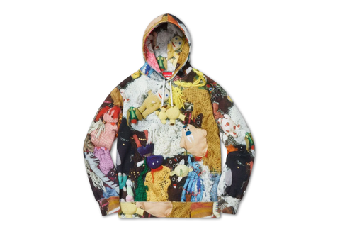  Supreme Mike Kelley More Love Hours Than Can Ever Be Repaid Hooded Sweatshirt 