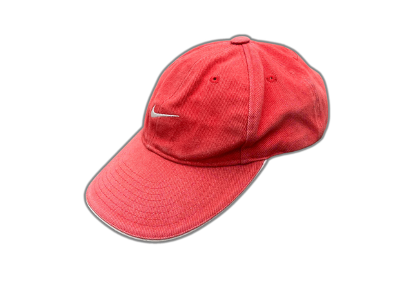  Vintage 90s Nike Mini SWoosh Red Dad Hat 