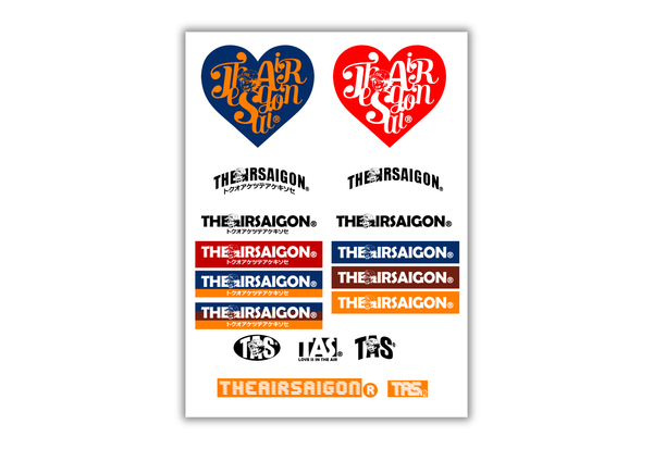  The Air Saigon® – Classic Logo V2 Sticker Pack 