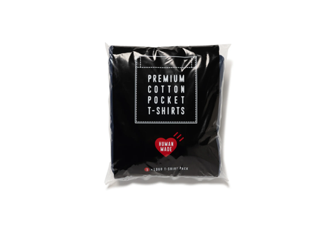  Human Made 3-Pack Pocket Tee Set Navy 