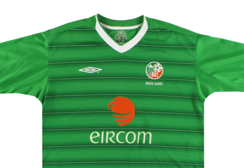  2003/04 Vintage Umbro Ireland Home Football Jersey 