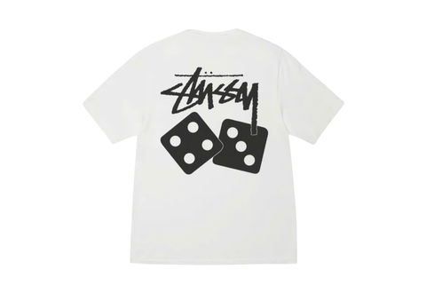  Stussy Dice Pigment Dyed Natural Tee 