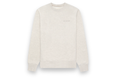  Aimé Leon Dore Tonal Logo Crewneck Oatmeal 