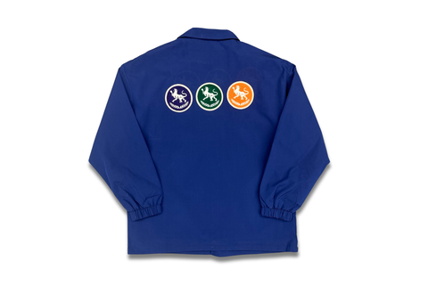  The Mythos Emblem Coach Jacket Navy 