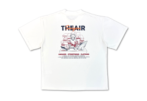  The Air Saigon® Merchandise – Inside Workflow Dept. White Tee 
