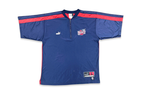  Vintage 90s Puma NBA Houston Rockets Warm Up Shirt 