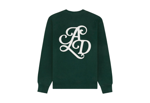  Aimé Leon Dore Monogram Crewneck Sweatshirt Pine Grove 