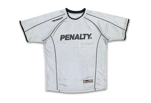  Vintage Penalty Template Football Jersey Grey 