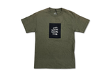  Anti Social Social Club Box Logo Tee Olive 